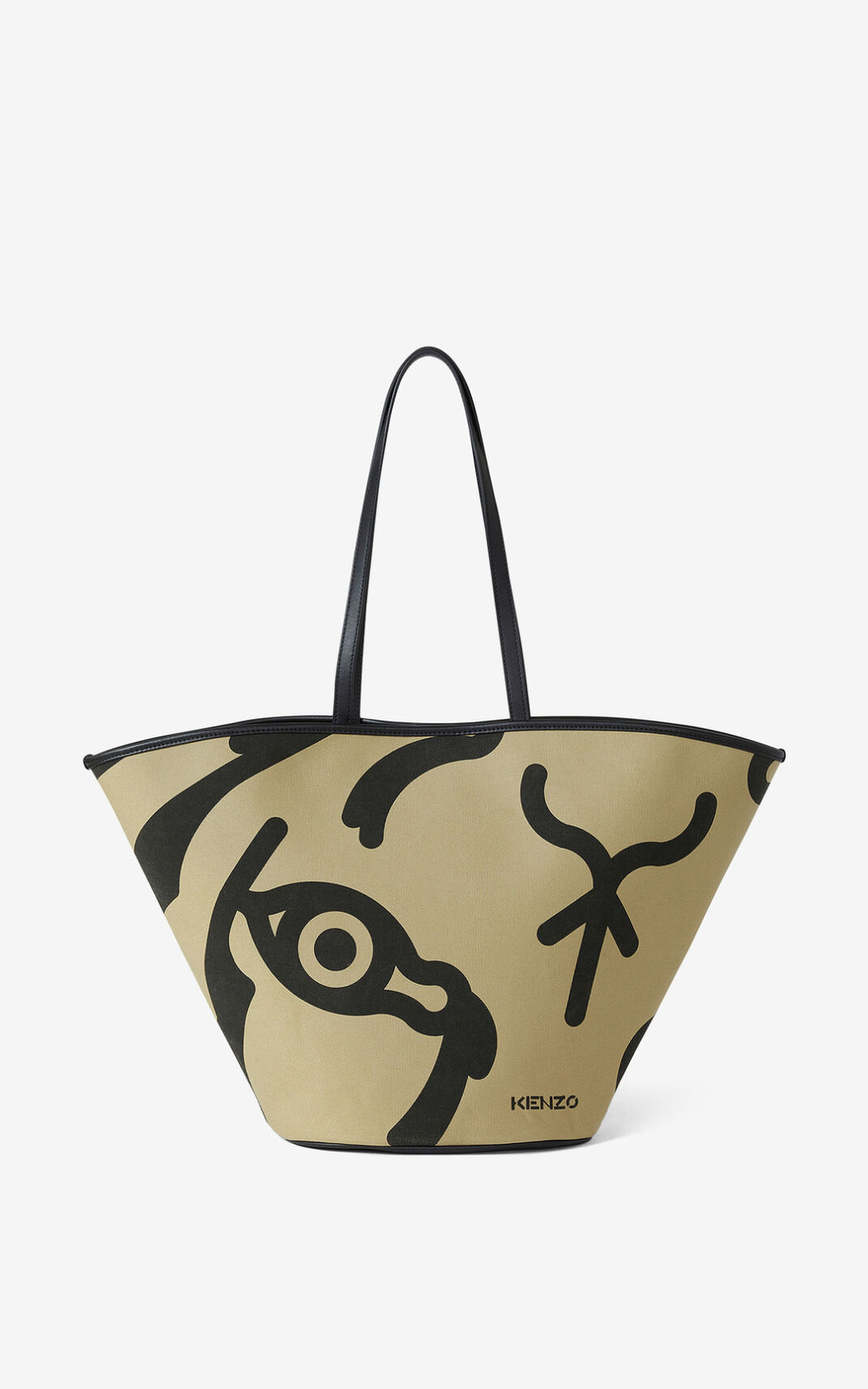 Sac À Main Kenzo Femme Large Arc Beige MIXJD-0928